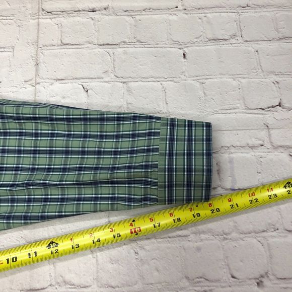 Duluth Trading Men Wrinkle Fighter Button Shirt Top Large Plaid Cotton B235 -14 - Picture 10 of 16